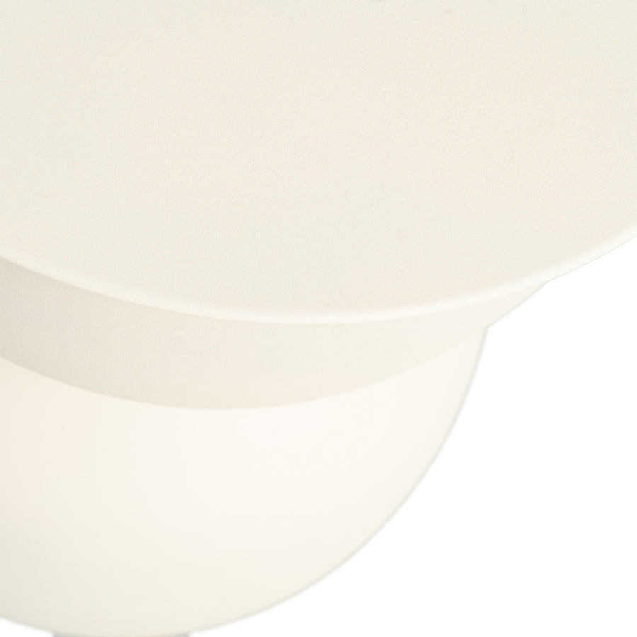 MESITA BLANCO ROTO ACERO 38 X 38 X 52 CM