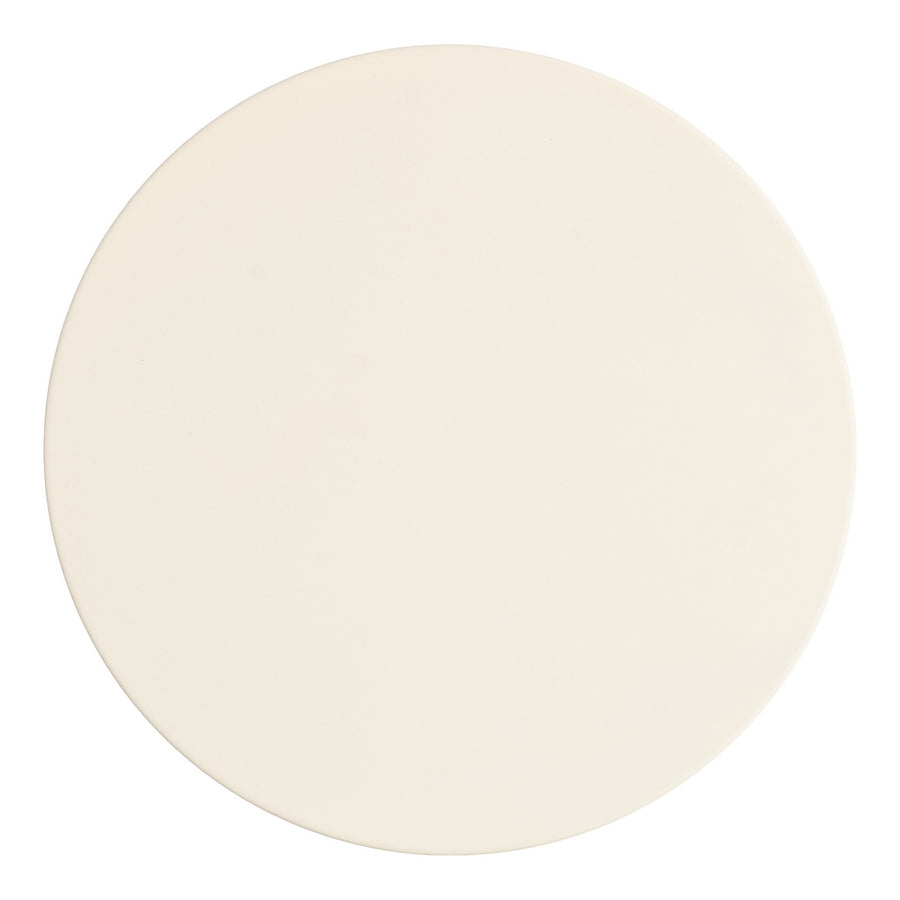 MESITA BLANCO ROTO ACERO 38 X 38 X 52 CM