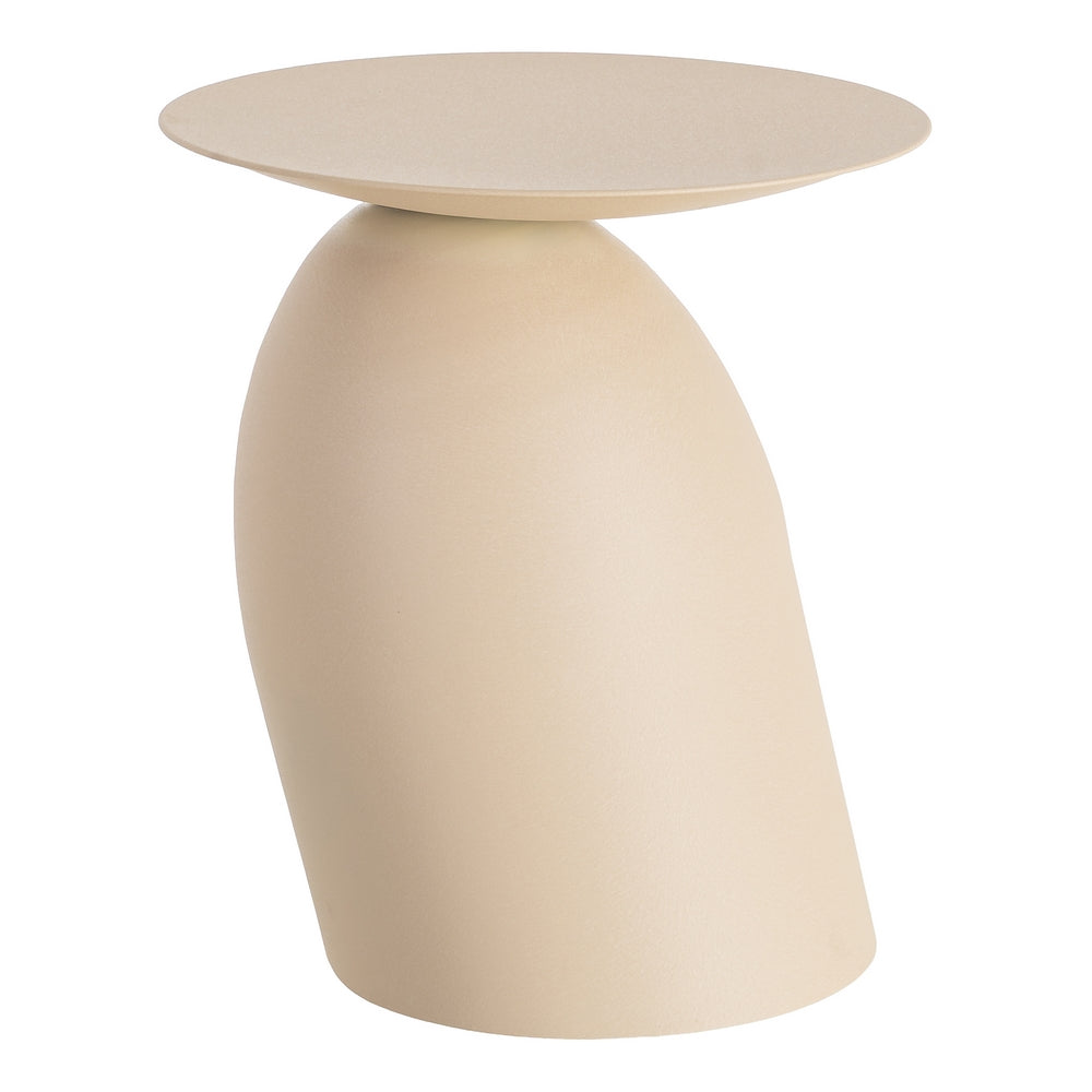 MESITA BEIGE ACERO 46 X 46 X 51 CM