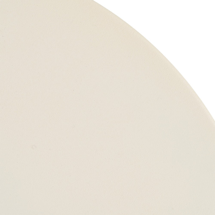 MESA CENTRO BLANCO ROTO ACERO 60 X 60 X 45 CM