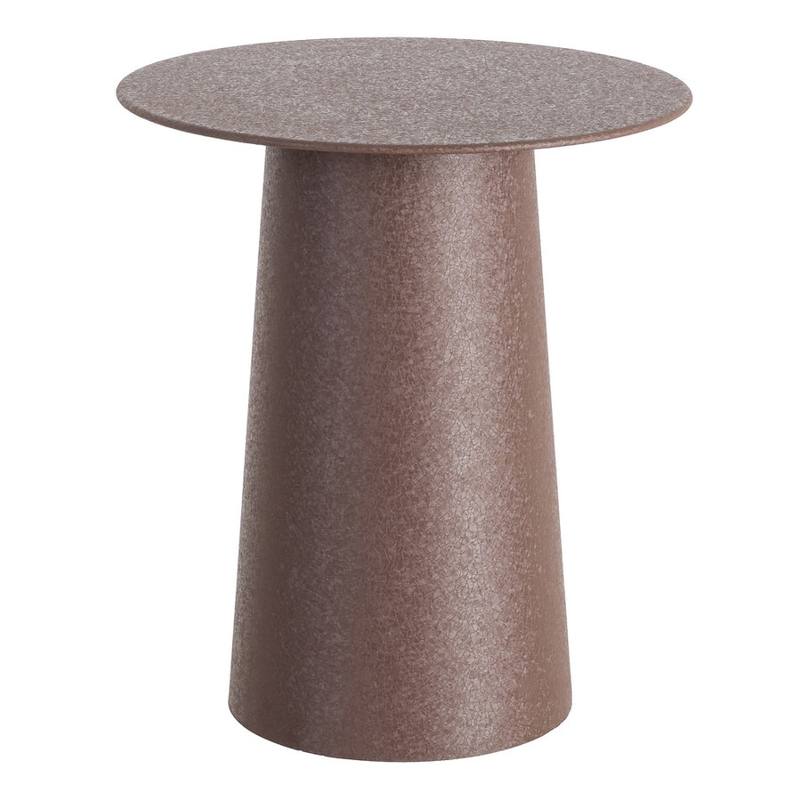MESA CENTRO MARRÓN ACERO 45 X 45 X 51 CM