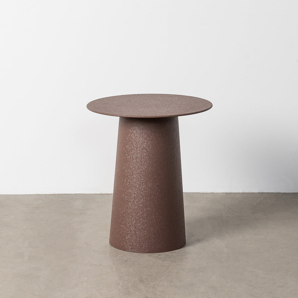 MESA CENTRO MARRÓN ACERO 45 X 45 X 51 CM
