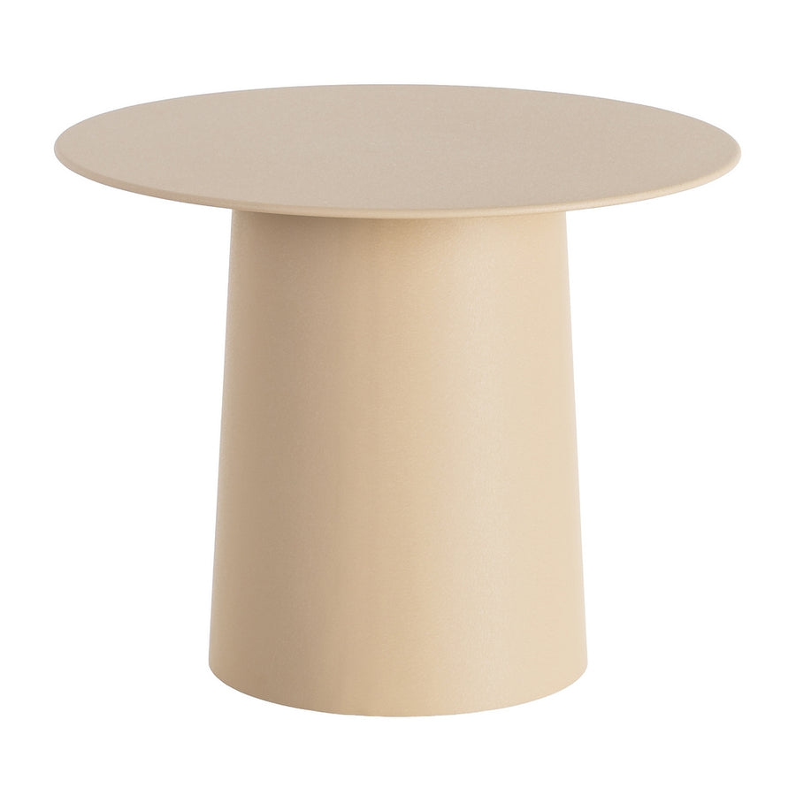 MESA CENTRO BEIGE ACERO 58 X 58 X 48 CM