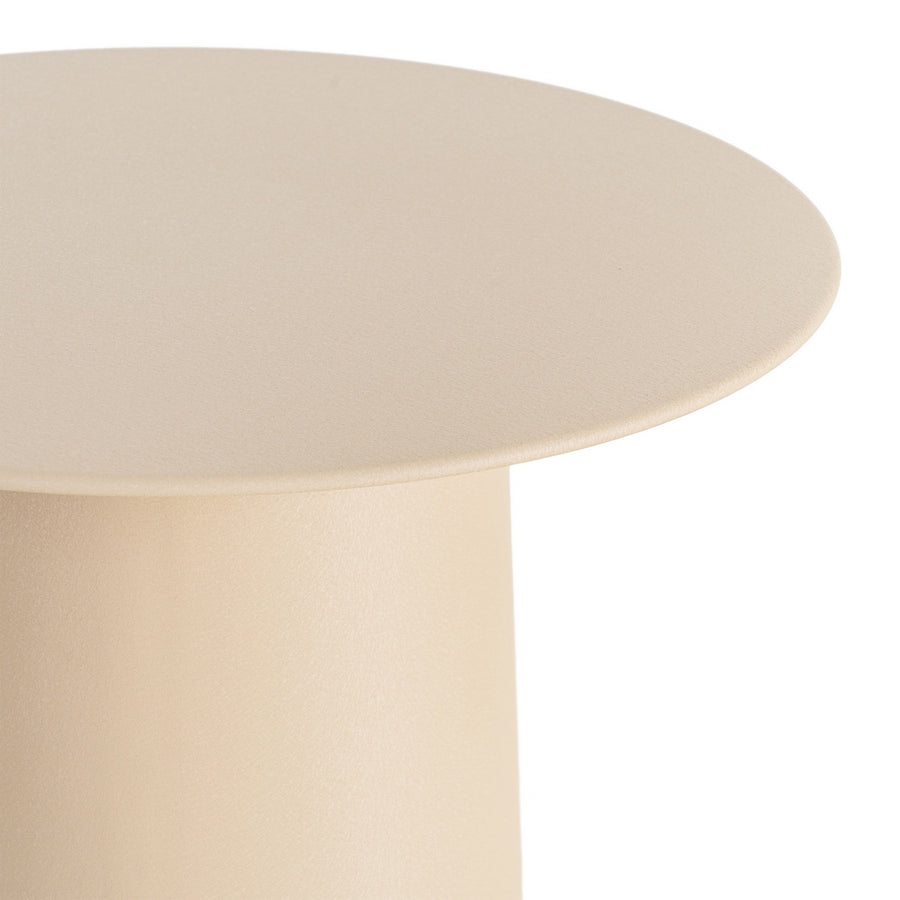 MESA CENTRO BEIGE ACERO 58 X 58 X 48 CM
