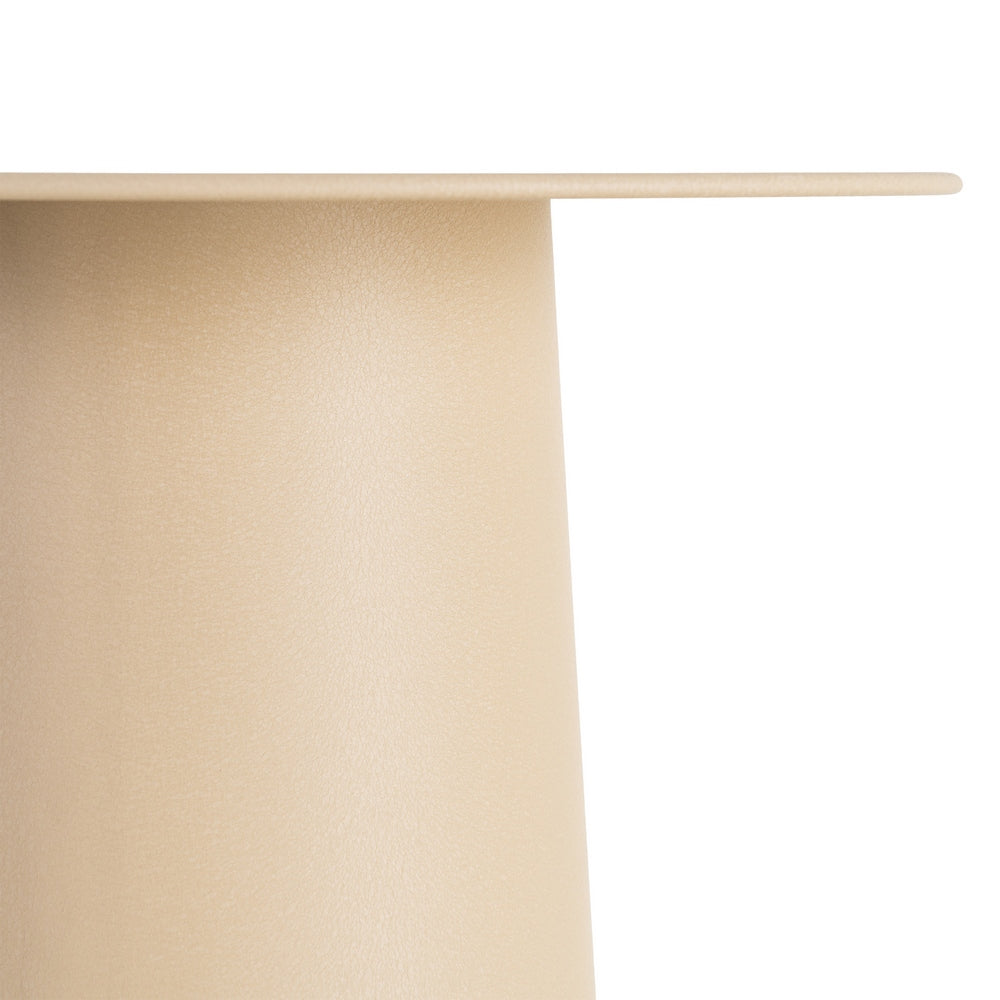 MESA CENTRO BEIGE ACERO 58 X 58 X 48 CM