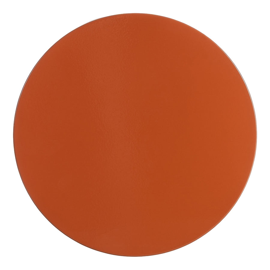 MESA AUXILIAR TERRACOTA METAL DECORACIÓN 33 X 33 X 55 CM