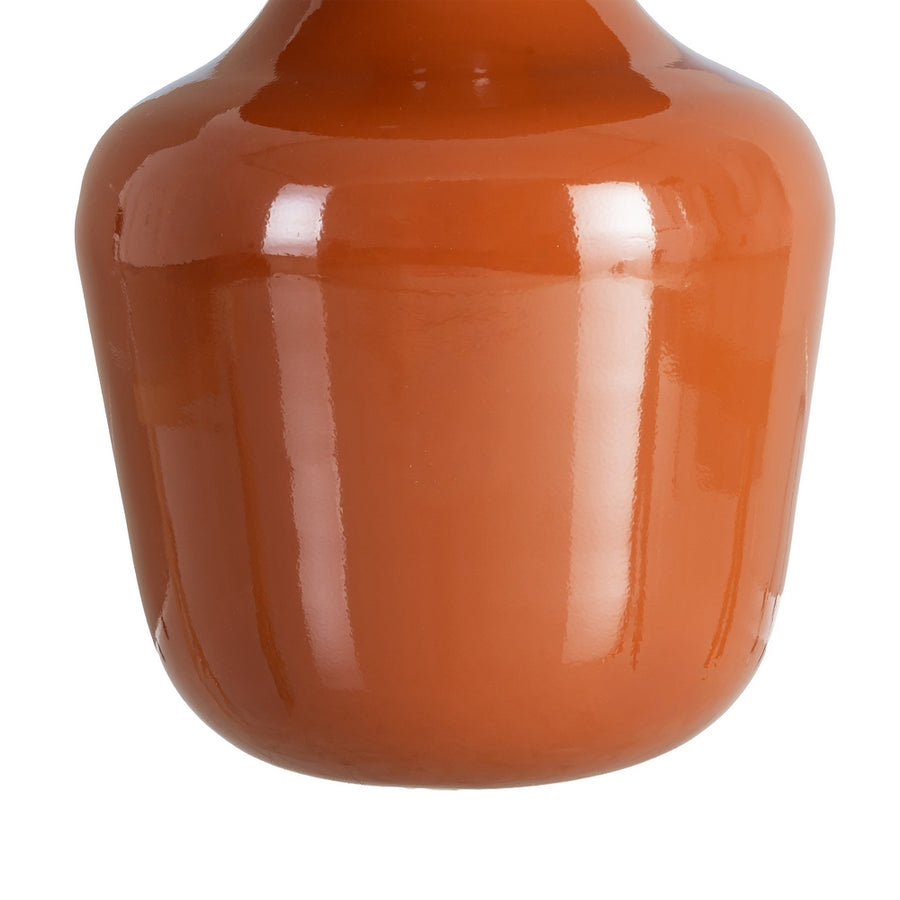 MESA AUXILIAR TERRACOTA METAL DECORACIÓN 38 X 38 X 47 CM