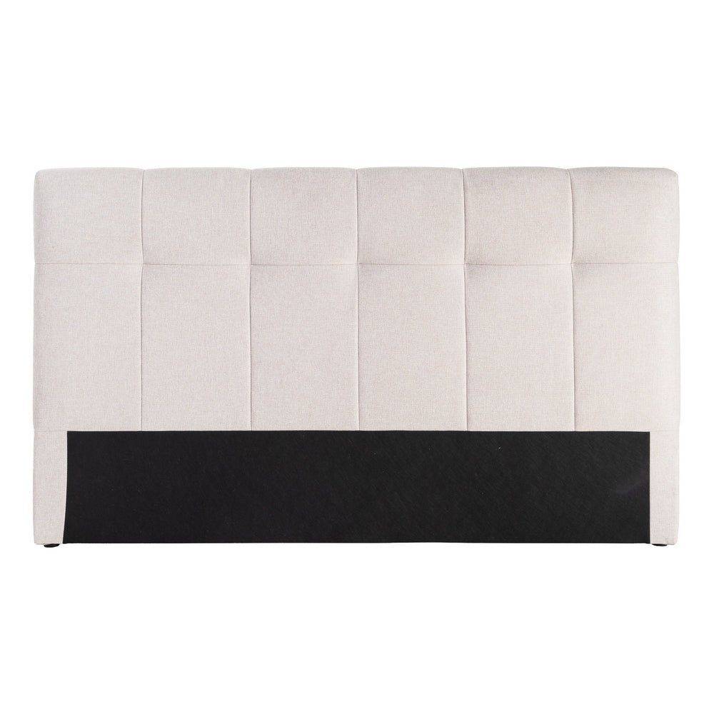 CABECERO BEIGE TEJIDO DORMITORIO 160 X 12 X 100 CM