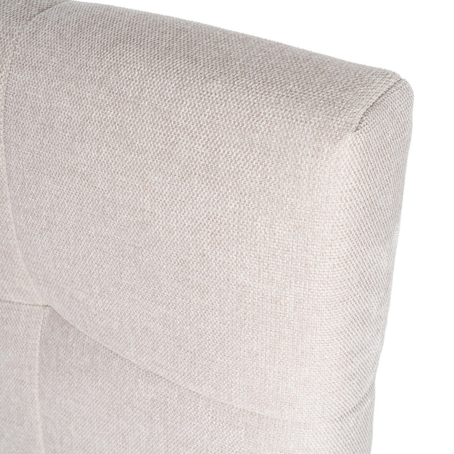 CABECERO BEIGE TEJIDO DORMITORIO 160 X 12 X 100 CM