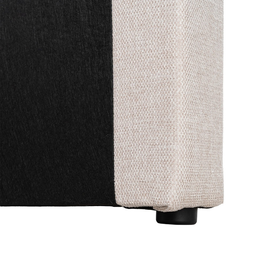 CABECERO BEIGE TEJIDO DORMITORIO 160 X 12 X 100 CM