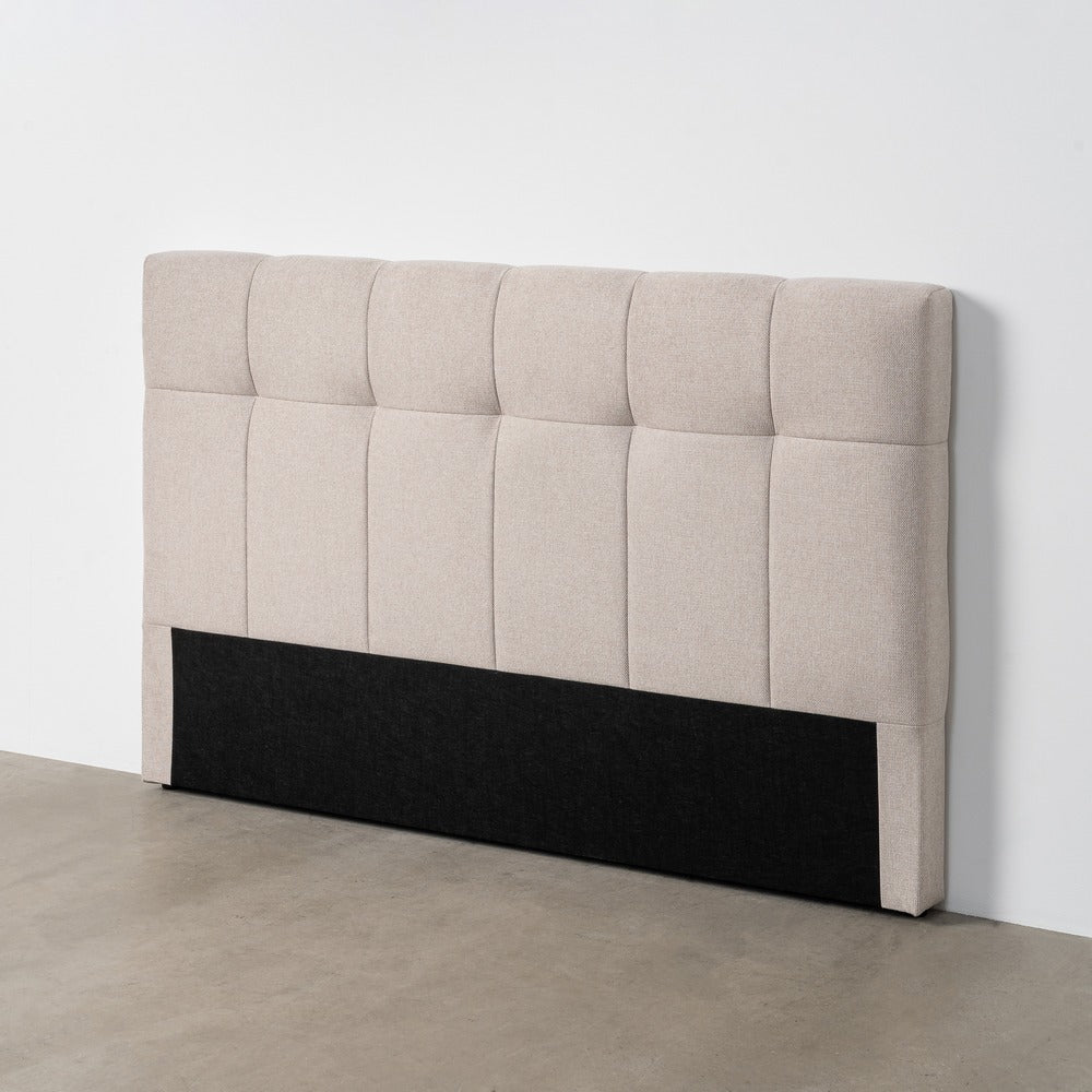 CABECERO BEIGE TEJIDO DORMITORIO 160 X 12 X 100 CM