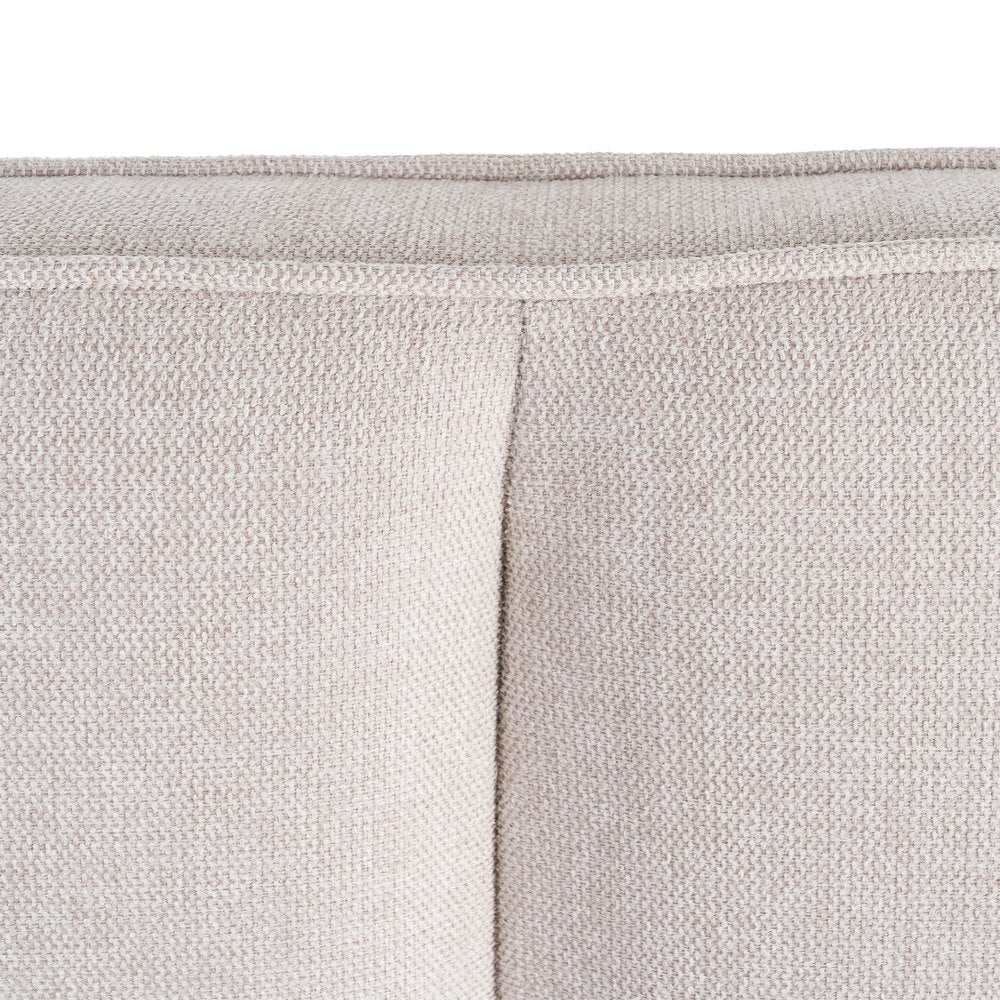 CABECERO BEIGE TEJIDO DORMITORIO 160 X 12 X 100 CM