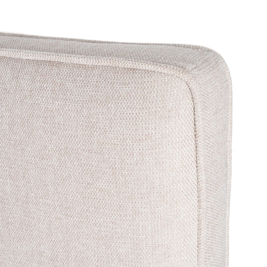 CABECERO BEIGE TEJIDO DORMITORIO 160 X 12 X 100 CM
