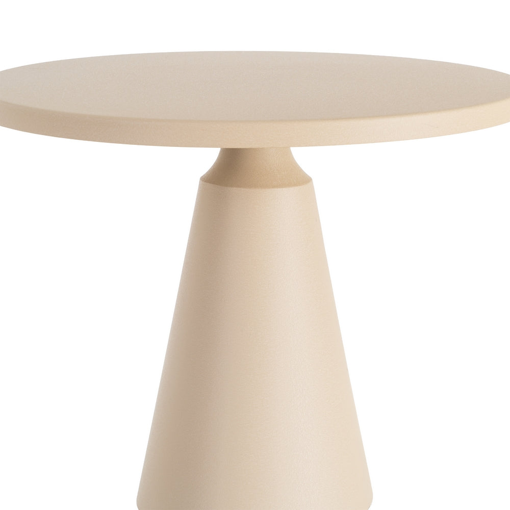 MESITA TAUPE ACERO 60,50 X 60,50 X 49,50 CM
