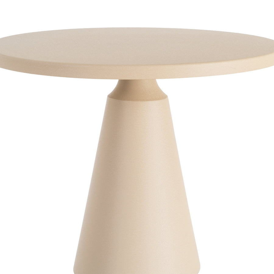 MESITA TAUPE ACERO 60,50 X 60,50 X 49,50 CM
