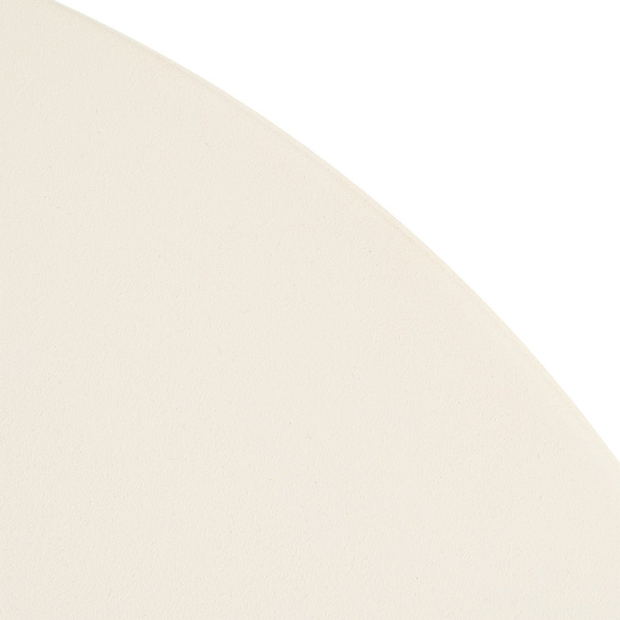 MESITA CREMA ACERO 71 X 71 X 38 CM