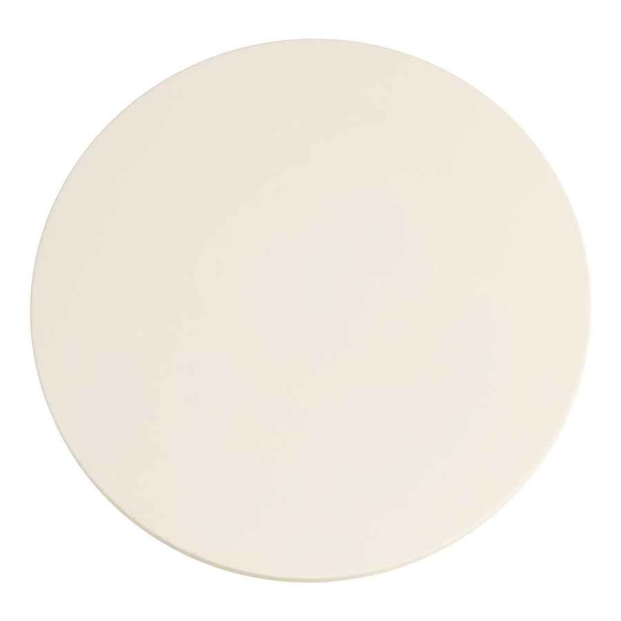 MESITA CREMA ACERO 71 X 71 X 38 CM