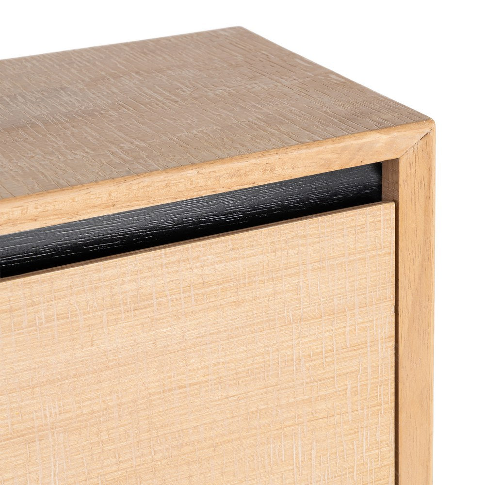 ZAPATERO NATURAL-NEGRO MADERA-METAL 60 X 25 X 123 CM