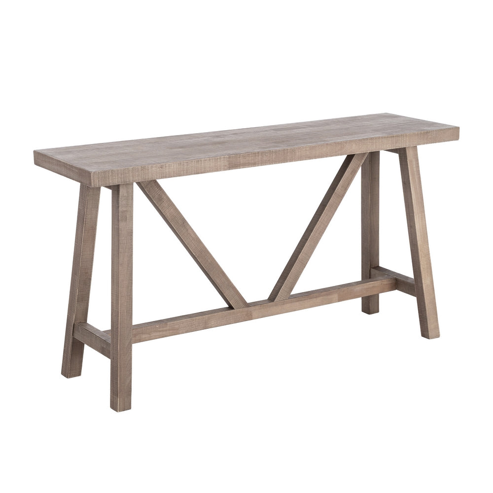 CONSOLA NATURAL MADERA DE PINO 140 X 40 X 75,50 CM