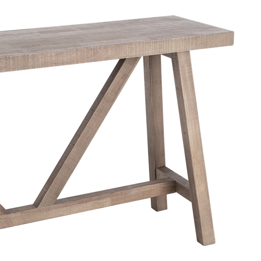 CONSOLA NATURAL MADERA DE PINO 140 X 40 X 75,50 CM