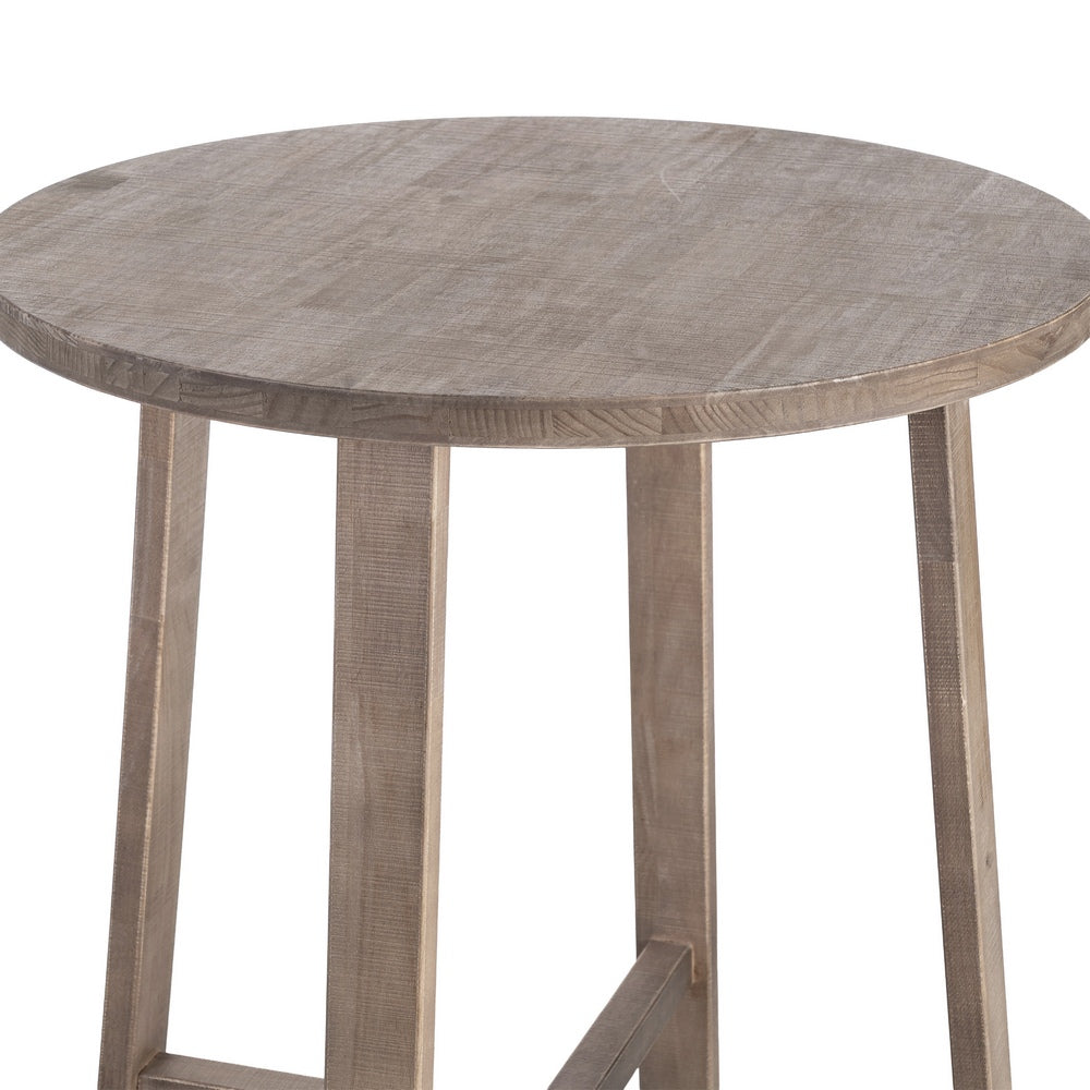 MESA ALTA NATURAL MADERA DE PINO 79,50 X 79,50 X 102 CM
