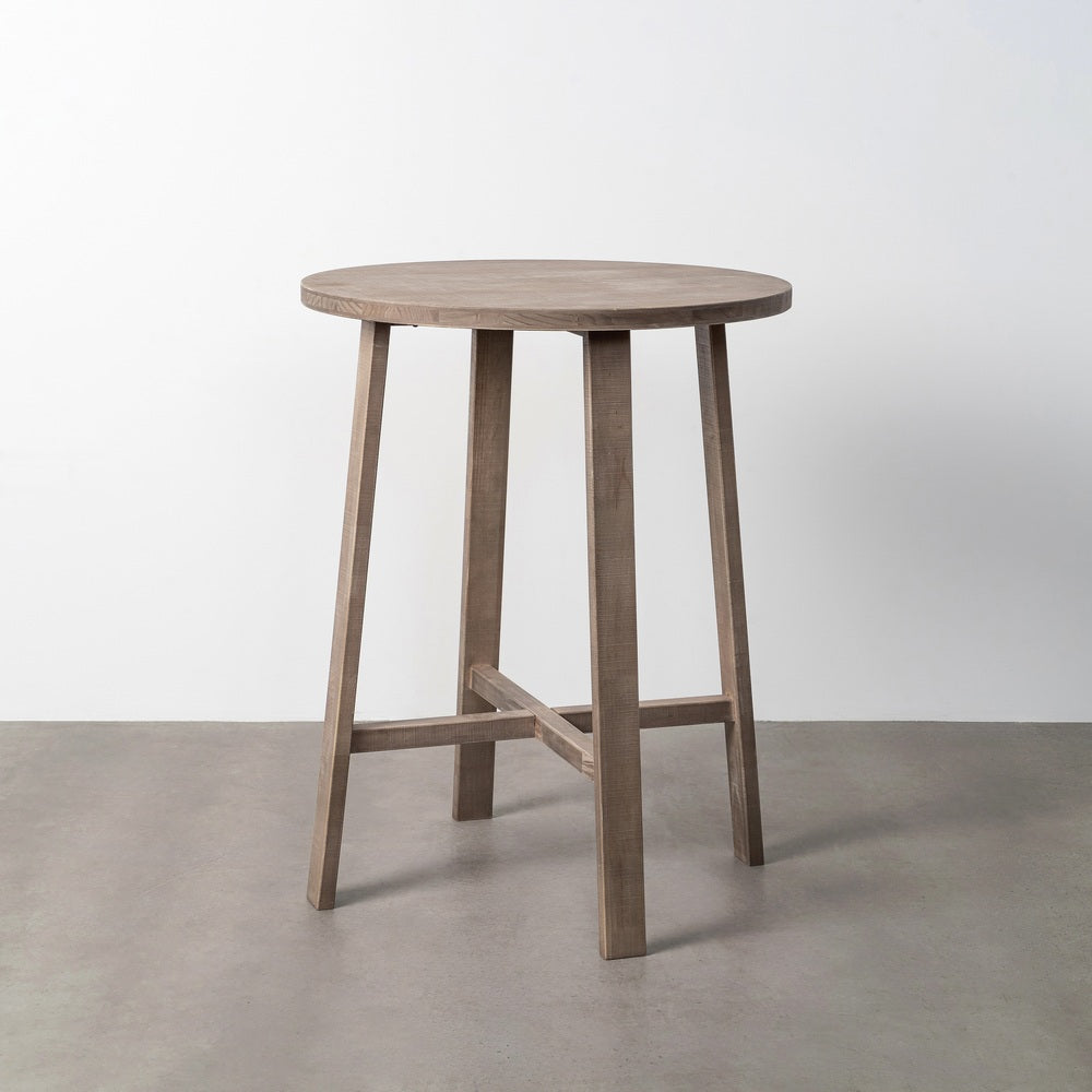 MESA ALTA NATURAL MADERA DE PINO 79,50 X 79,50 X 102 CM