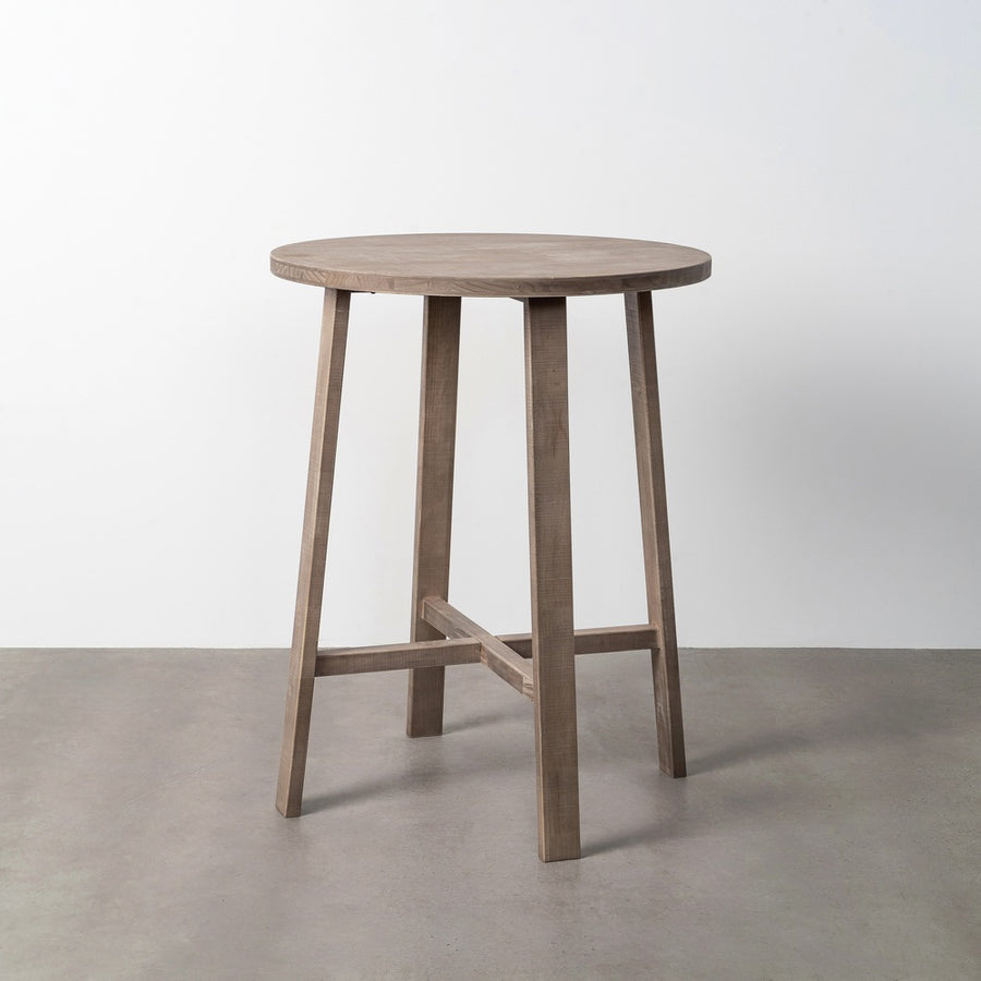 MESA ALTA NATURAL MADERA DE PINO 79,50 X 79,50 X 102 CM