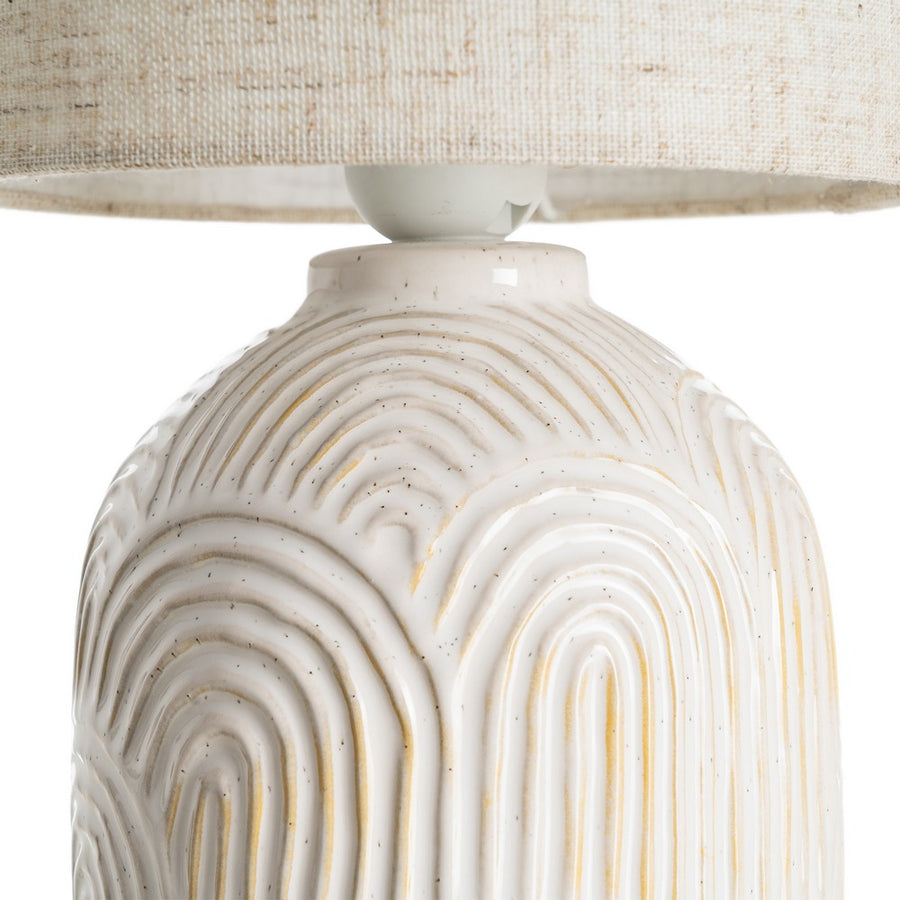 CERAMIC TABLE LAMP LIGHTING 18 X 18 X 34 CM