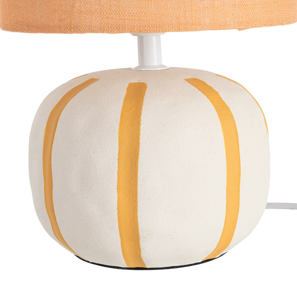 L�MPARA MESA CER�MICA ILUMINACI�N 22,50 X 22,50 X 43 CM