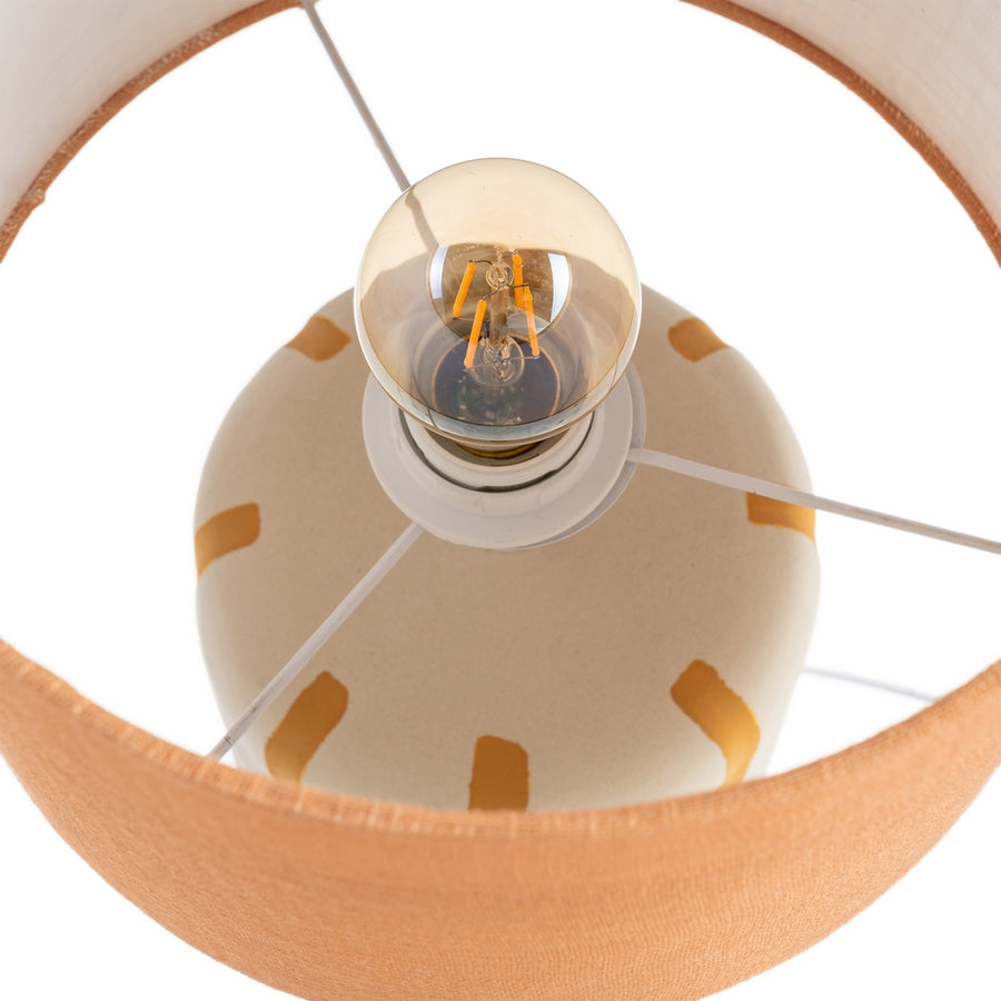 CERAMIC TABLE LAMP LIGHTING 25 X 25 X 48 CM