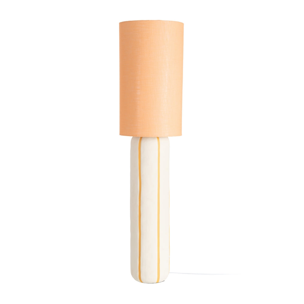L�MPARA SUELO CER�MICA ILUMINACI�N 30 X 30 X 122,50 CM