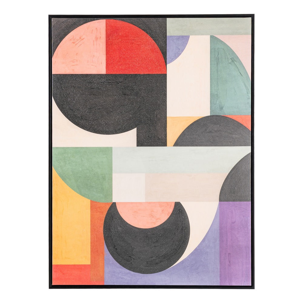 CUADRO IMPRESI�N ABSTRACTO LIENZO 75 X 4 X 100 CM