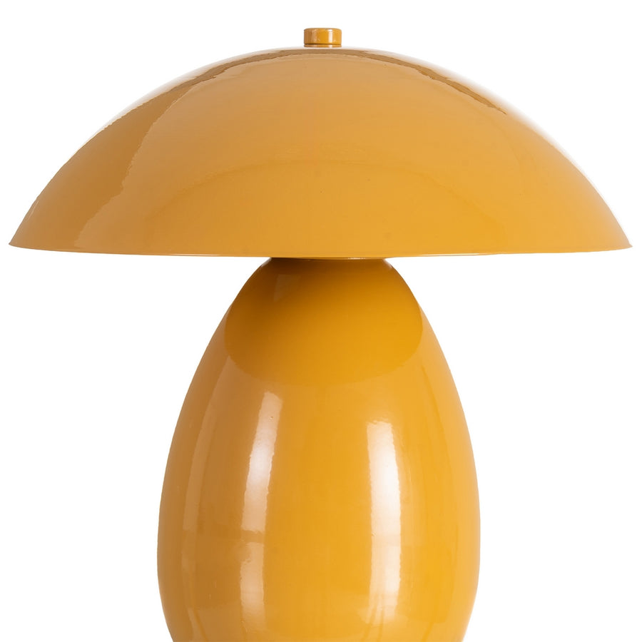 MUSTARD METAL TABLE LAMP 24 X 24 X 25.50 CM