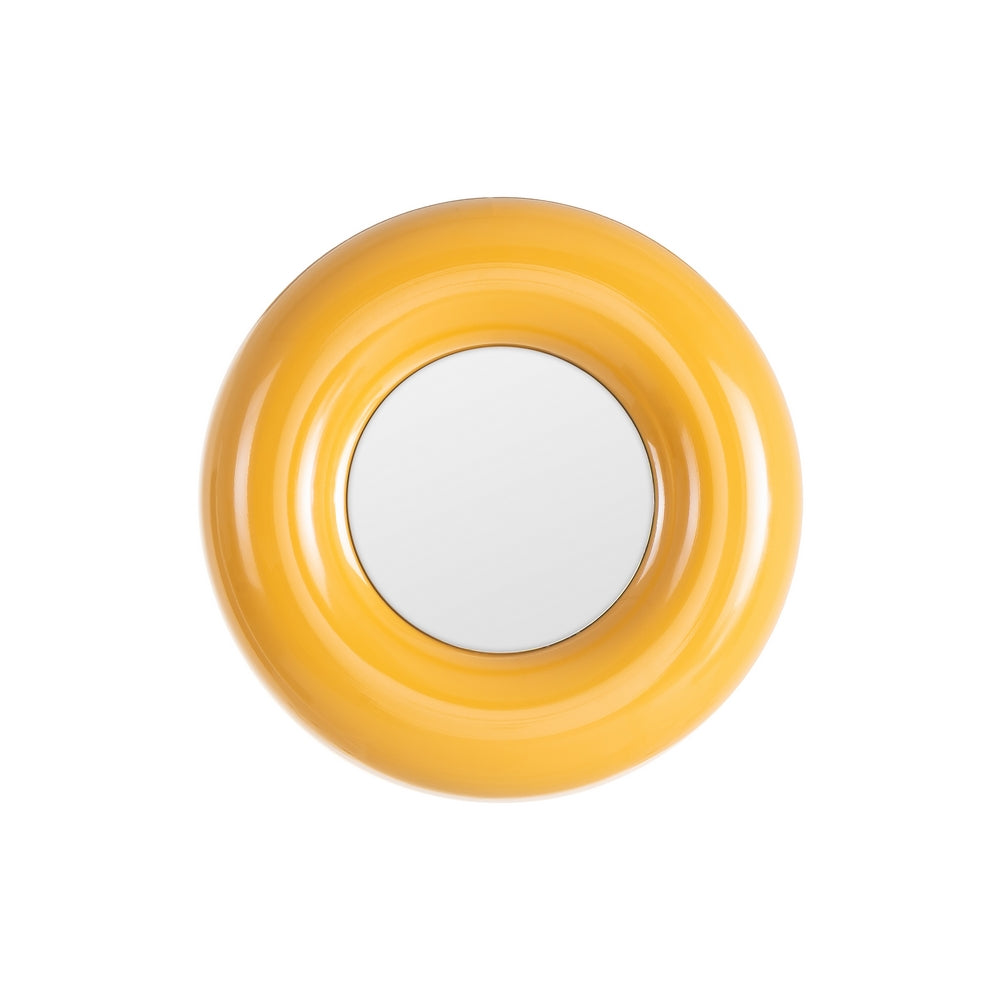 MUSTARD METAL MIRROR 49 X 5 X 49 CM