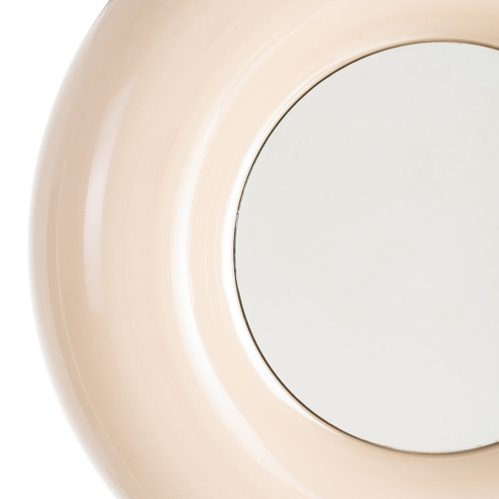 ESPEJO BEIGE METAL 49 X 5 X 49 CM