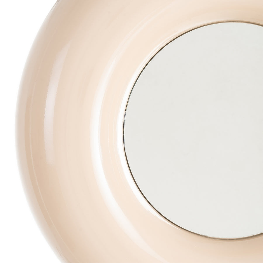 ESPEJO BEIGE METAL 49 X 5 X 49 CM
