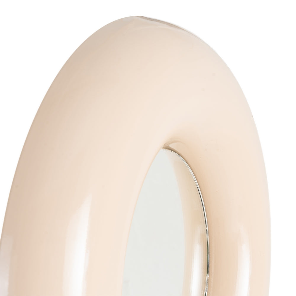 ESPEJO BEIGE METAL 49 X 5 X 49 CM