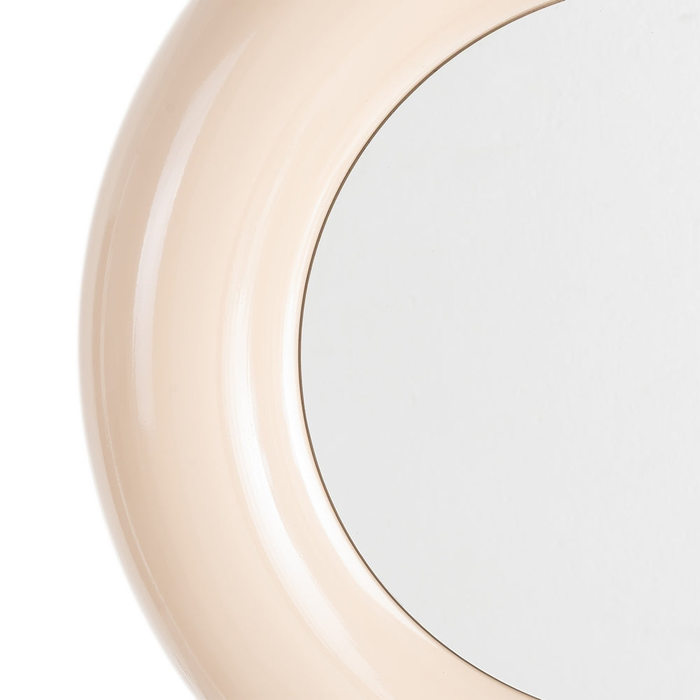 ESPEJO BEIGE METAL 64 X 5 X 64 CM