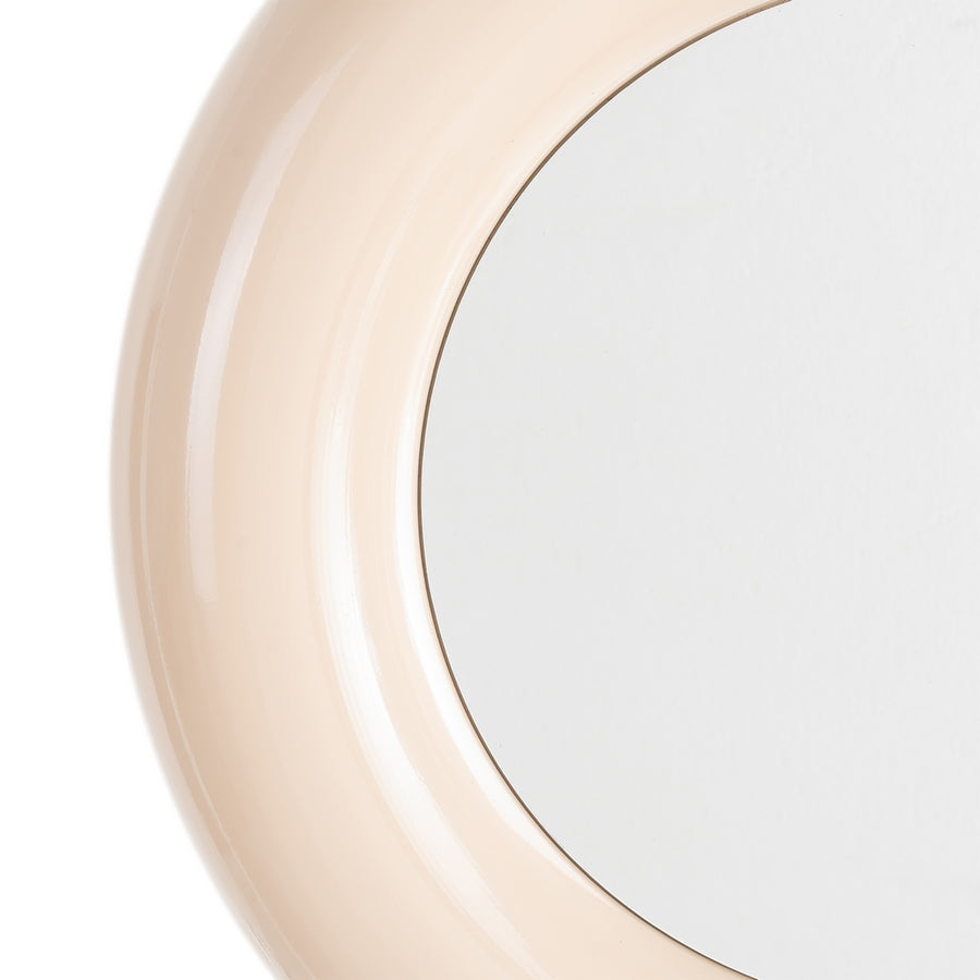 ESPEJO BEIGE METAL 64 X 5 X 64 CM