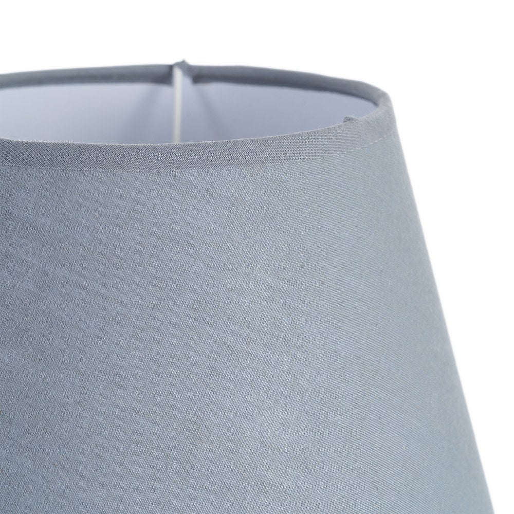 L�MPARA MESA AZUL CER�MICA-TEJIDO 22 X 22 X 30 CM