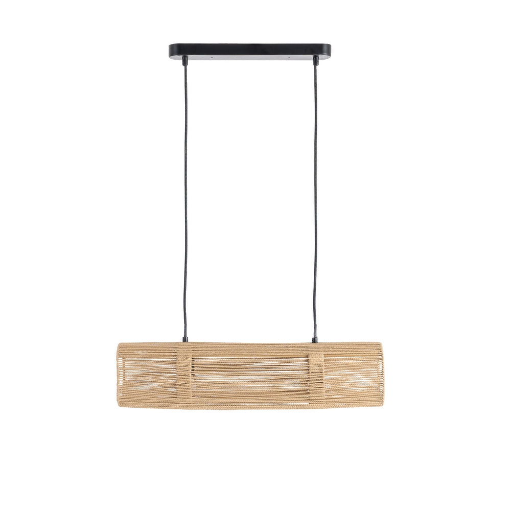 L�MPARA TECHO CREMA CUERDA DE PAPEL 60,50 X 13,50 CM