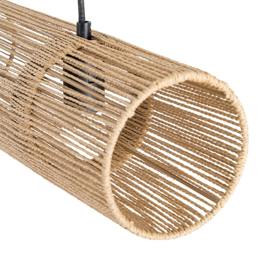 CREAM PAPER ROPE CEILING LAMP 100.50 X 13.50 CM