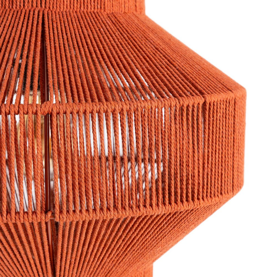 ROPE PAPER TILE CEILING LAMP 30 X 30 X 28.50 CM