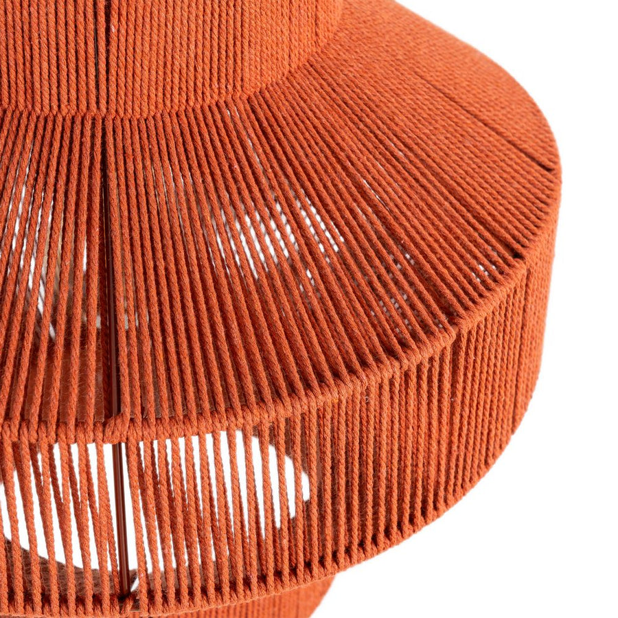 ROPE PAPER TILE CEILING LAMP 30 X 30 X 28.50 CM