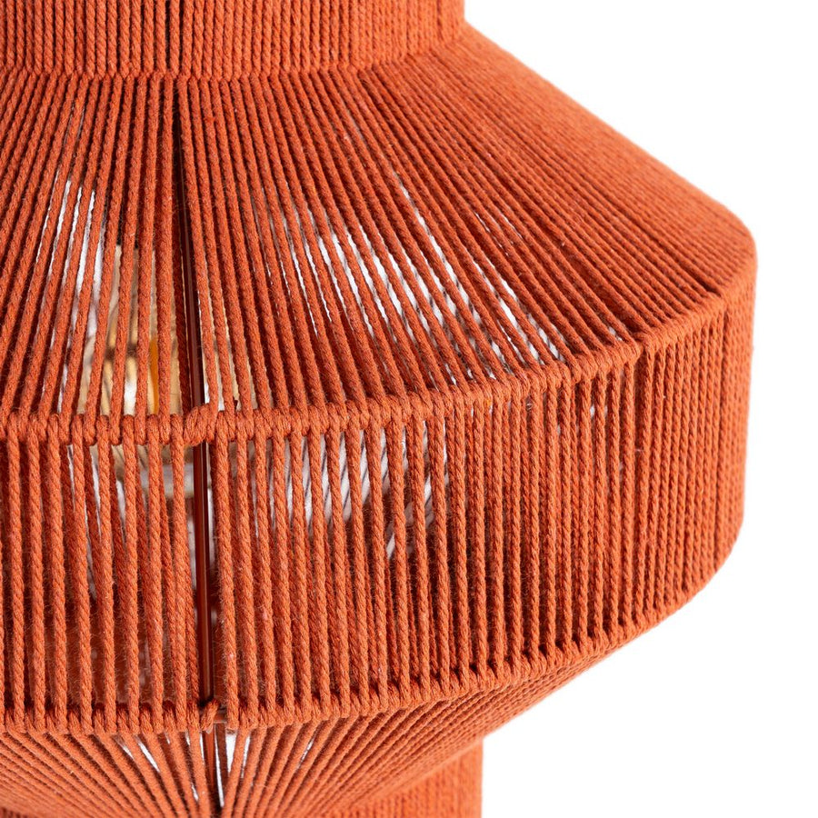 ROPE PAPER TILE CEILING LAMP 30 X 30 X 28.50 CM