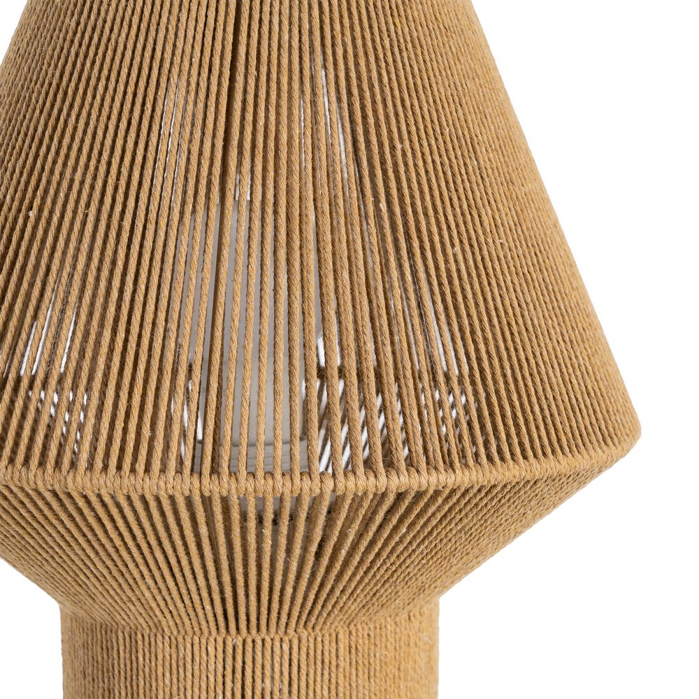 L�MPARA MESA NATURAL CUERDA DE PAPEL 25,50 X 25,50 X 26 CM