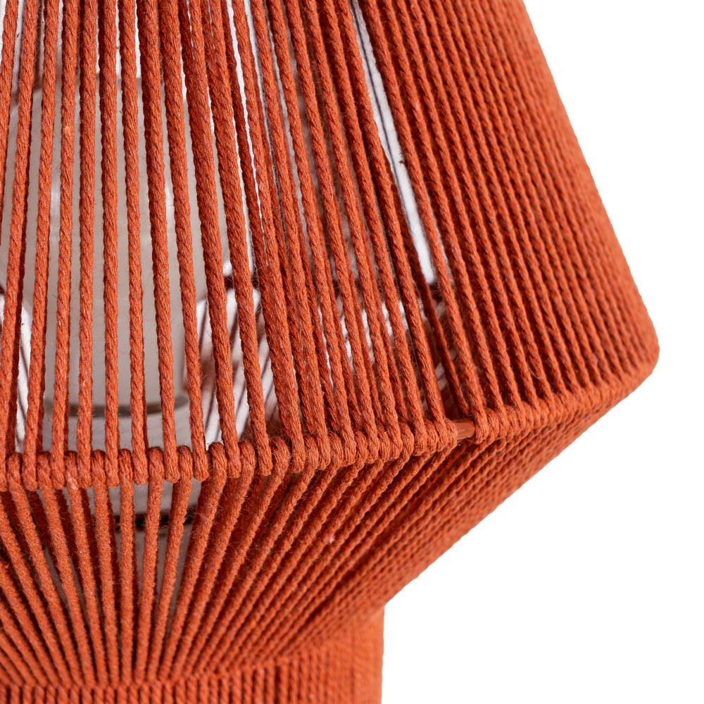 L�MPARA MESA TEJA CUERDA DE PAPEL 25,50 X 25,50 X 26 CM