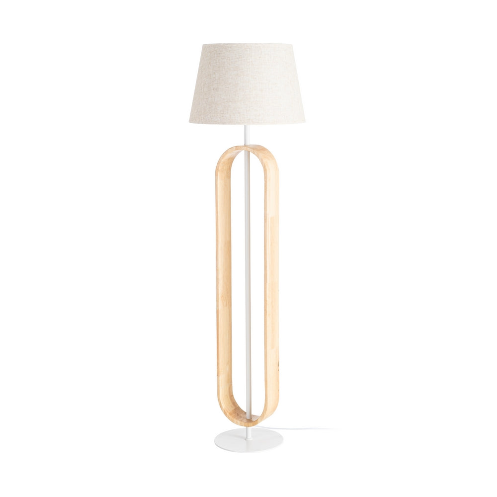 L�MPARA SUELO NATURAL-BLANCO 40 X 40 X 138 CM