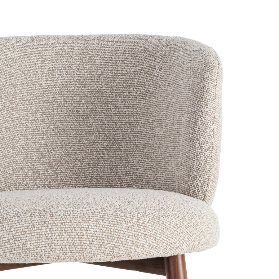 SILLA JASPEADO BEIGE TEJIDO-METAL 57 X 59 X 81 CM
