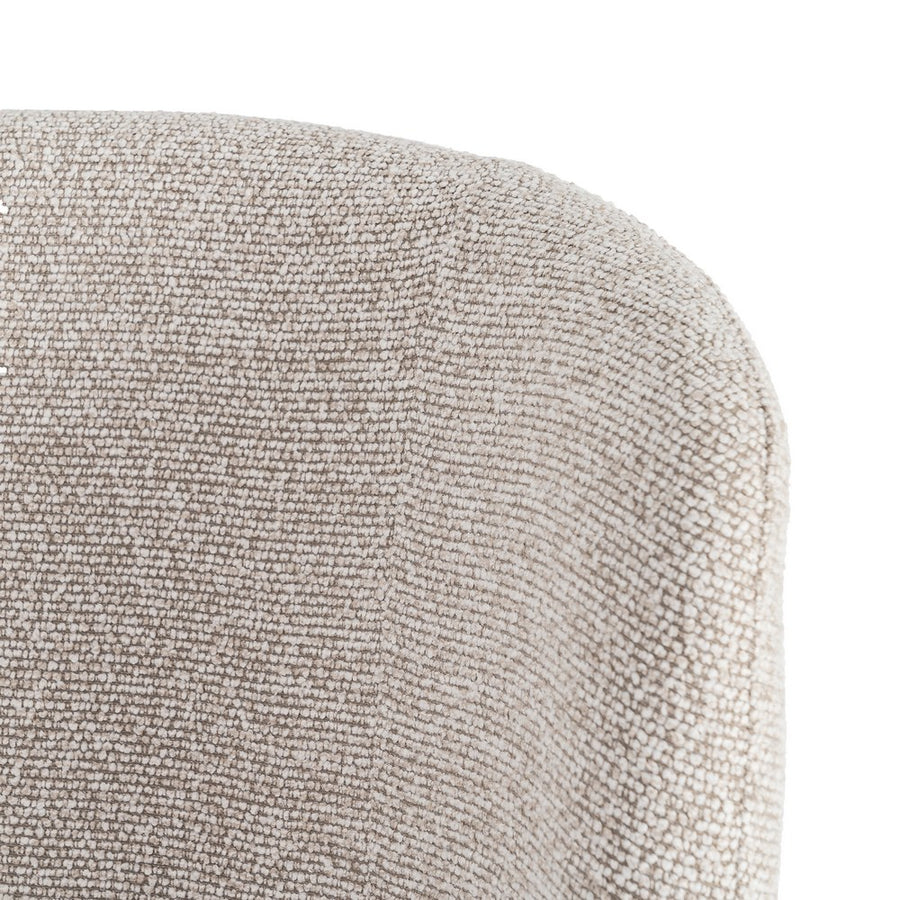 SILLA JASPEADO BEIGE TEJIDO-METAL 57 X 59 X 81 CM